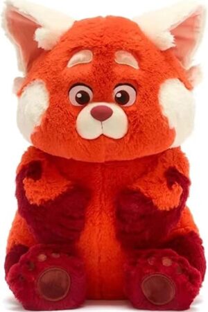 The Red Plush Toy, Red Meilin Panda Doll, New Stuffed Animal Pillow for Kids and Fans Birthday Party and Festival Present