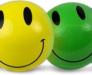 The Poolmaster 16" Smile Play Beach Balls (4 Pack)
