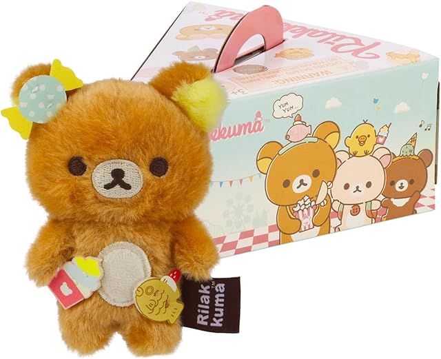 The San-X Original Rilakkuma Sweet Treat Plush Blind Box - 1 Out of 4