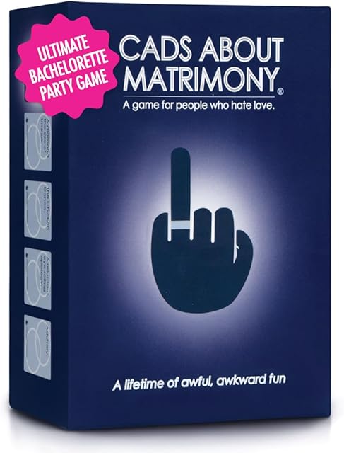 The Fun Adult Matrimony Card Games for Couples, Date Nights, Adult Party Games for 4+ Players | Bachelor/Bachelorette, Weddings & Gifts | Ages 17+