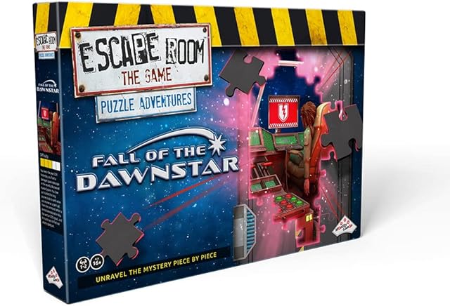 The Escape Room The Game Puzzle Adventures The Fall of The Dawnstar | Jigsaw Puzzle and Escape Room in One for Adults and Teens (English Version)