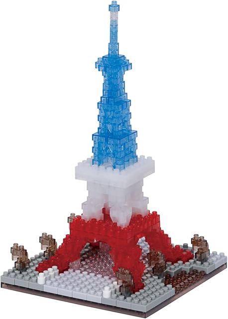 The nanoblock - World Famous Buildings - Paris, Banks of The Seine Tricolor ver., Sights to See Series Building Kit