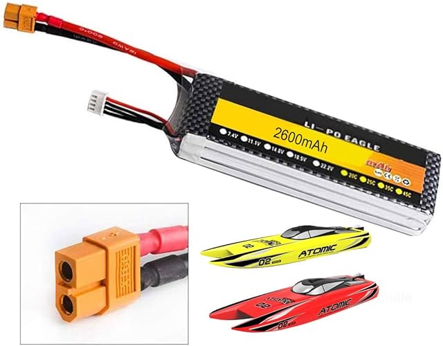 The Replacement Parts Accessories Apply in S011 Atomic Remote Control Speed Boat Brushless (2600mAh Battery)