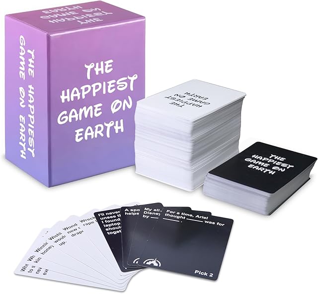 The The Happiest Game on Earth - Adult Party Card Game & Family Board Game for Game Nights, Birthdays, Bachelor Bachelorette Parties, Friends Gatherings (Purple Edition)