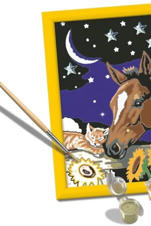 The Ravensburger - Friendship CreArt Paint by Numbers Kit | Fun & Easy DIY Art for Kids Age 7+ | Creative Gift Idea for Birthdays & Holidays