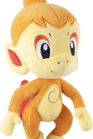The Pokemon 8" Chimchar Plush - Officially Licensed - Diamond & Pearl Starter Figure - Authentic Soft Stuffed Animal Toy - Holiday Christmas Stocking Stuffer Gift for Kids, Boys, Girls - 2+