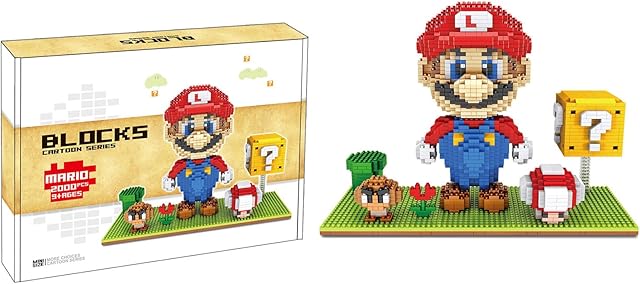 The Building Bricks 2000 Pieces Set - Classic Anime Building Sets and Mini Building Blocks for Ages 12 + Year Old Boys Girls & Adults