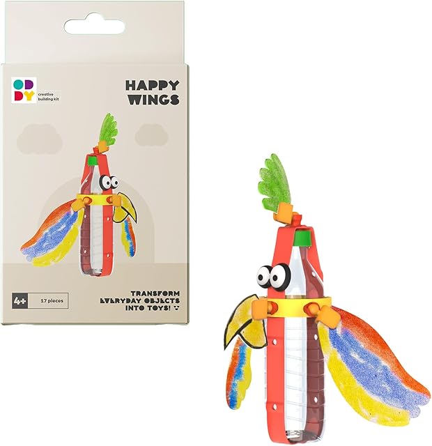 The Oddy Happy Wings Minipack Creative Building Kit - Eco-Friendly STEM Toy Set for Kids 4+