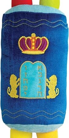 The Rite Lite My Soft Torah Plush Toy Shabbat Gifts Educational Judaica Shabbos Hebrew Simchat Jewish Gifts Fun & Educational Party Favors | Ideal for Play, Learning, & Celebrating Jewish Traditions 16"H