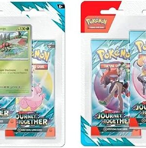 The Pokemon TCG Scarlet & Violet 9 Journey Together Three Booster Blister