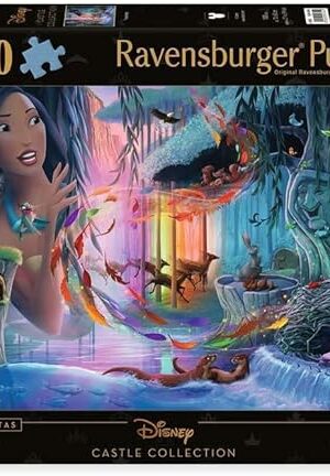 The Ravensburger Disney Castle Collection - Pocahontas 1000 Piece Jigsaw Puzzle | Unique Softclick Technology | Engaging Imagery | Perfect for Disney Fans