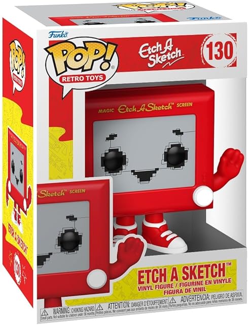 The Funko POP! Vinyl: Retro Toys - Etch A Sketch - Collectable Vinyl Figure - Gift Idea - Official Merchandise - for Kids & Adults - Cartoons Fans - Model Figure for Collectors and Display