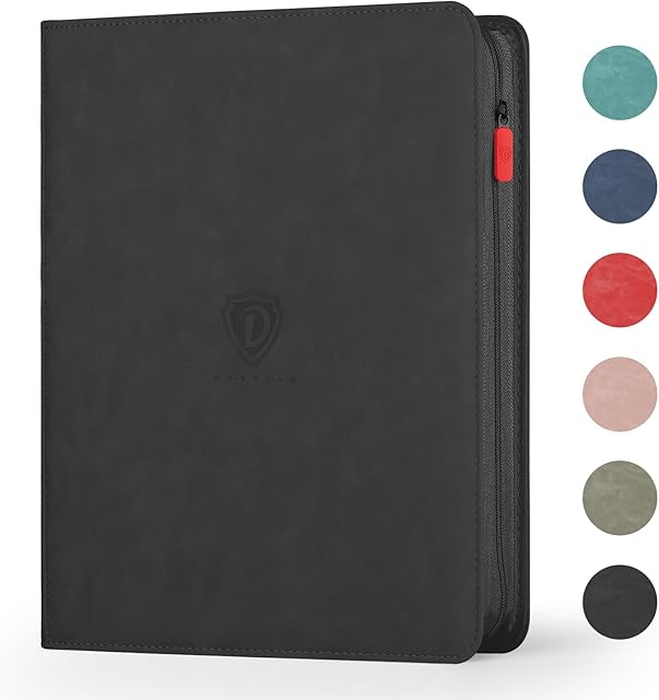 The 9 Pocket Card Binder,360 Pockets Trading Card Binder,Double Sided Pocket Collection Binder,Card Folder for MTG,TCG,Game Cards,Sport Cards,Black