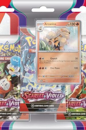 The Pokemon TCG: Scarlet & Violet 3Pk - Arcanine