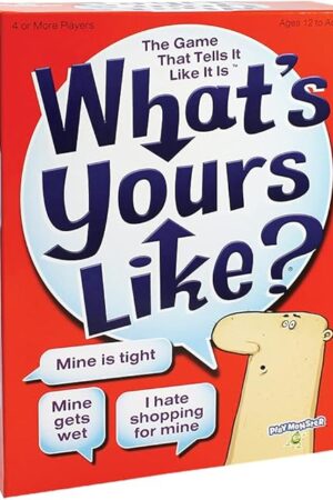 The PlayMonster What's Yours Like? — Hilarious Party Card Game — Describe What Your Guess Word is Like — Ages 12+