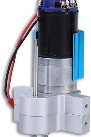 The RC Speed Change Gear Box, Metal Gearbox with 370 Brush Motor RC Car Accessory Transmission Case Gearbox for WPL C14 C24 B14 B24 B16 B36