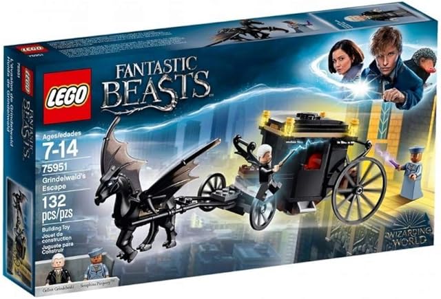 The LEGO Fantastic Beasts: The Crimes of Grindelwald - Grindelwald’s Escape 75951 Building Kit (132 Pieces)