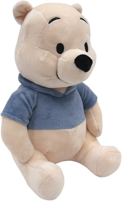 The Lambs & Ivy Disney Baby Forever Pooh Bear Plush, Beige/Blue