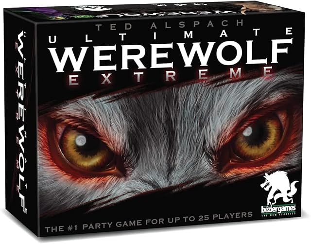 The Bezier Games Ultimate Werewolf Extreme, Party Game for Teens and Adults, Social Deduction, Werewolf Game, Fast-Paced Gameplay, Hidden Roles & Bluffing