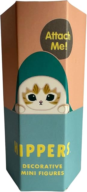 The Fushan Cute Cat Series Decorative Accessories Figurines for Desk/Table/Phone, 1 PC Blind Selection with Box - 1 PC Mini-Figure Out of 7 Unique Styles