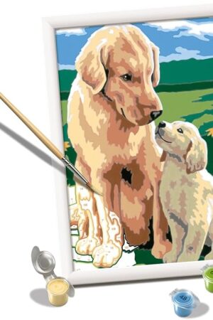 The Ravensburger Motherly Love Paint by Numbers Kit for Kids - 20048 - Painting Arts and Crafts for Ages 7 and Up