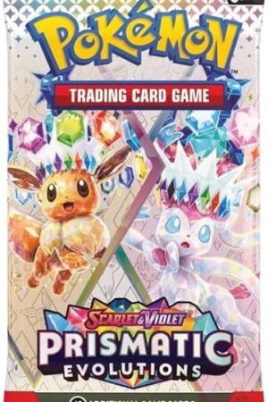 The Pokemon TCG: Scarlet & Violet Prismatic Evolutions Booster Pack (Random Art) - 10 Cards