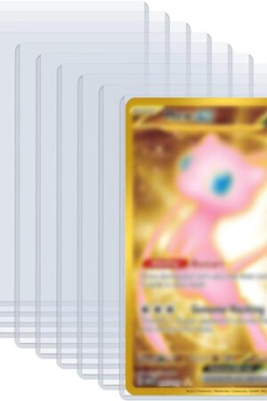 The Rainmae 25 Pack 5.4" x 7.5" Jumbo Card Sleeves, Rigid Photocard Protectors for Oversized Trading Cards Sheet Protectors, Paper Sleeves Jumbo Sports Cards Sleeves Hard Plastic Document Holder Protector