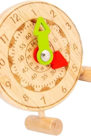 The PRETYZOOM Learning Clock for Boys and Girls Sensory Toys Boys and Girls Clock Early Education Puzzle