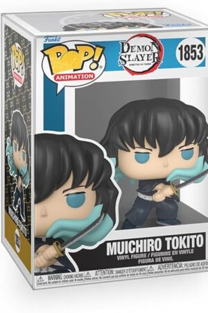 The Pop Anime: Demon Slayer - Muichiro Tokito Vinyl Figure Collectibles Bundle with Compatible Funko Box Protector