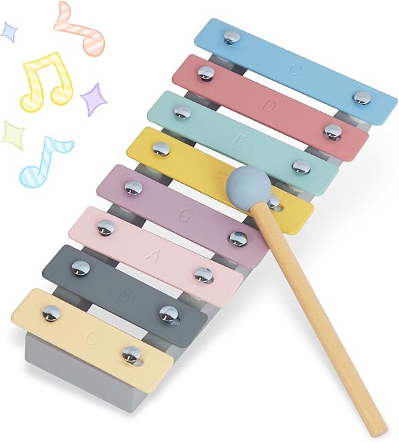 The Kids Xylophone Musical Toy with Child Safe Mallets - Educational Instrument for Toddlers