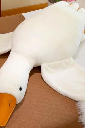 The Ryttir Giant Goose Plush - 35" Extra Soft Goose Stuffed Animal Hugging Pillow with Rotund Belly, Safety Nursery Decor & Sensory Comfort Toy, Cuddle Companion for Kids (Gender Neutral Gift)