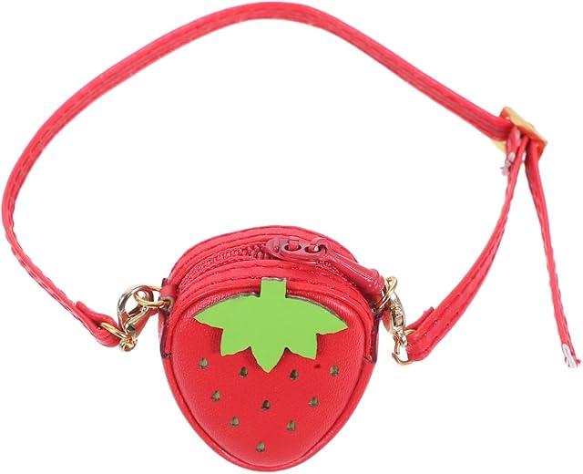 The Strawberry Doll Bag Crossbody Miniature Handbag Fashionable Pu Shoulder Purse Stylish Design