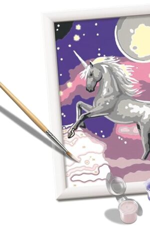The Ravensburger - Unicorn CreArt Paint by Numbers Kit | Fun & Easy DIY Art for Kids Age 7+ | Creative Gift Idea for Birthdays & Holidays