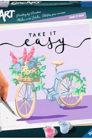 The Ravensburger Take it Easy Paint by Numbers Kit for Adults - 20099 - Painting Arts and Crafts for Ages 12 and Up