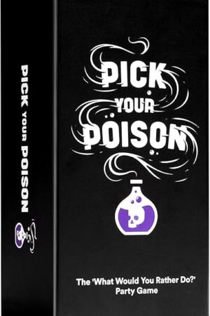 The Pick Your Poison Party Game - The “What Would You Rather Do?? Family Card Game - for Kids, Tweens, Teens, College Students, Adults and Families, at Fun Parties and Board Games Night with Your Group