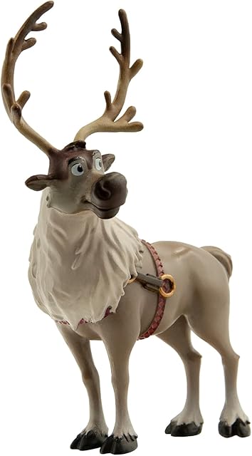The 13514 Toy Figure Reindeer Sven from Walt Disney Frozen, Approx. 12 cm, Detailed Ideal as a Small Gift for Children from 3 Years