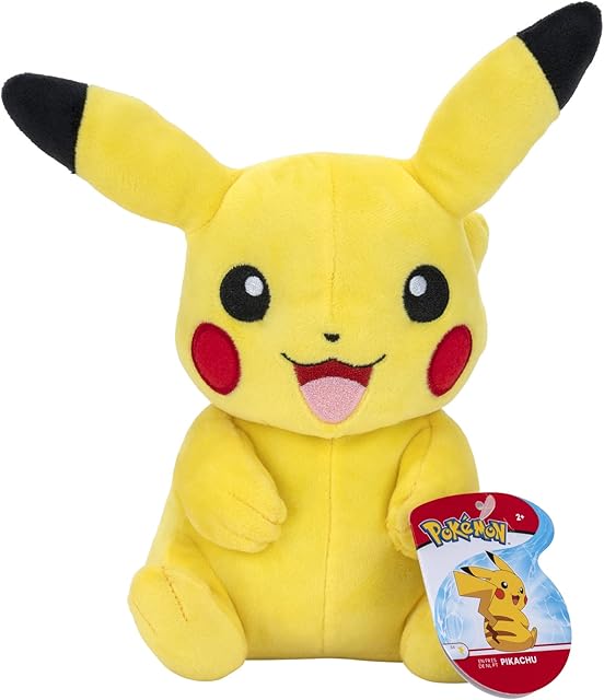 The Pokémon Pikachu Plush - 8-Inch Soft Plush with Authentic Details