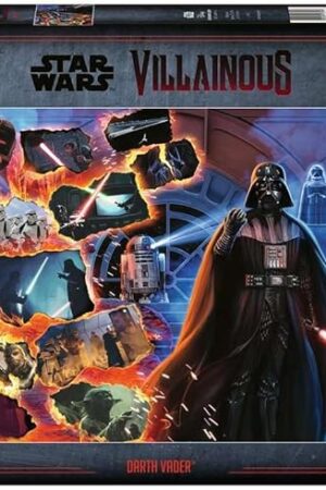 The Ravensburger Star Wars Villainous: Darth Vader 1000-Piece Jigsaw Puzzle | Unique and Interlocking Fit | Vibrant, Glare-Free Pieces | Perfect for Adults and Kids Aged 14+