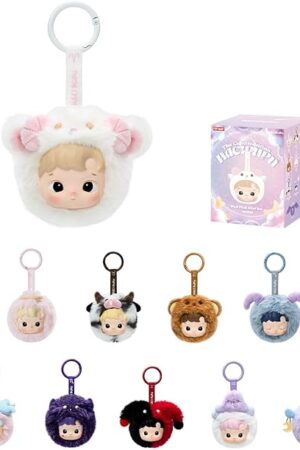 The POP MART HACIPUPU The Constellation Series-Vinyl Plush Blind Box, HACIPUPU Blind Box Figures, Random Design Action Figures Collectible Toys Home Decorations, Holiday Birthday Gifts,Single Box