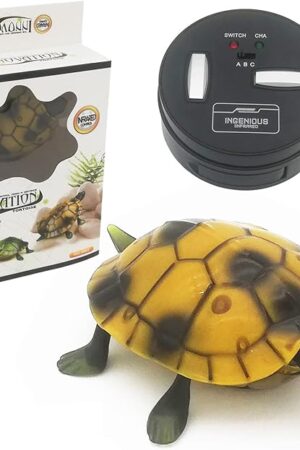 The Remote Control Turtle Toy for Kids, Realistic RC Tortoise Electric Animal Toys, for Pets Joke Prank, Funny Child Birthday Gift