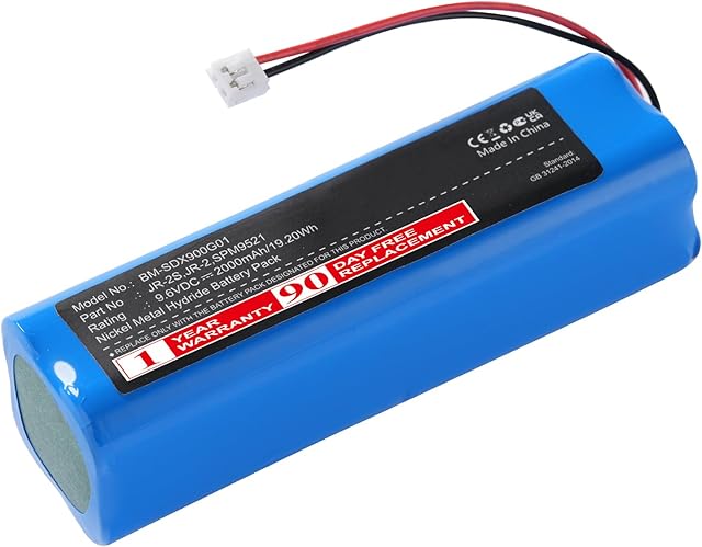 The JR-2S JR2S JR-2 JR2 JR-A JRPB5011 SPM9521 Battery Replacement for Spektrum DX6 DX7 Transmitter, Older DX6 DX7, DMS 11X, JR 11X, XP662 XP6102 XP7202 XP8103A XP9103 XP9303 XP9503 X378A