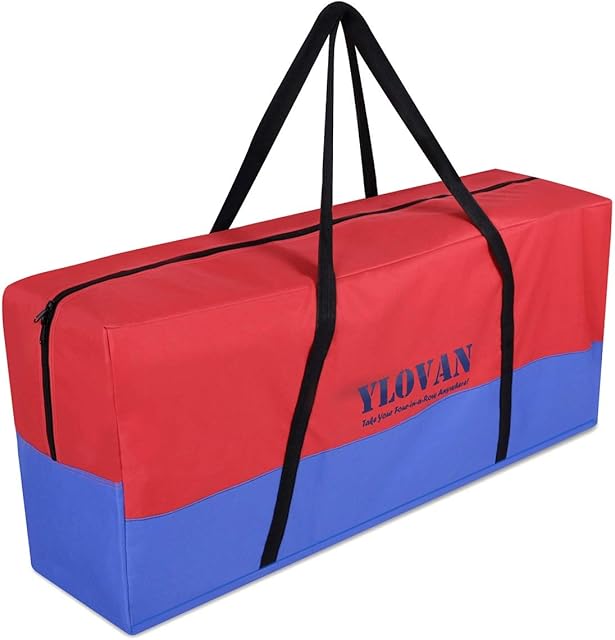 The YLOVAN Giant Game Carry Storage Bag for Jumbo 4 in A Row, Large Sturdy Carrying Bag Easily Transport Store Life Size, Take Your 4-in-a-Row Anywhere (Game Not Included)
