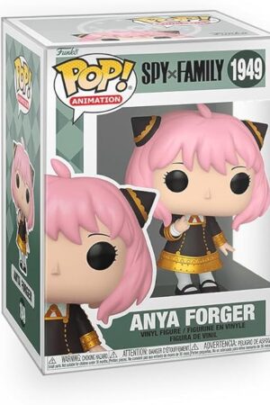 The Pop Anime: Spy x Family - Anya Forger Vinyl Figure Bundled with Box Protector Compatible for Funko