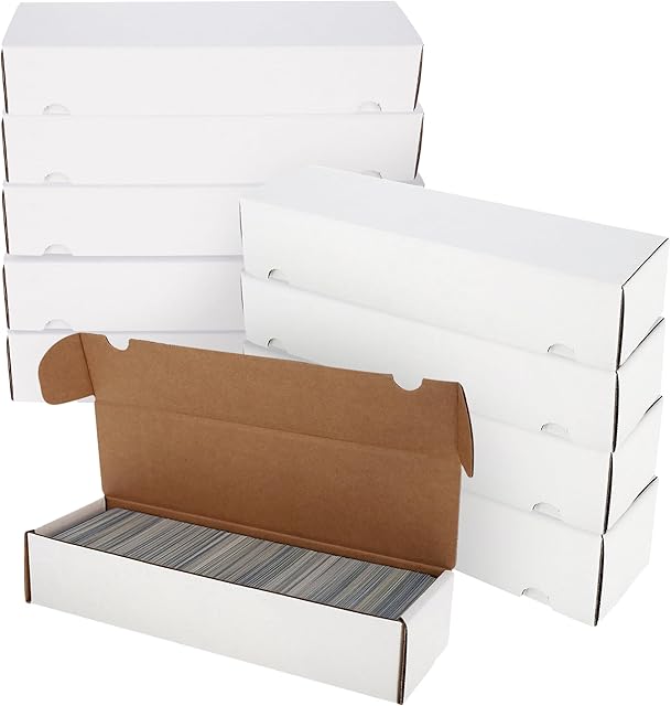 The BCW 800ct Trading Card Storage Boxes - 10 Pack | Organizer for Sports Cards, MTG, Pokemon, and Card Games | Assemby Required