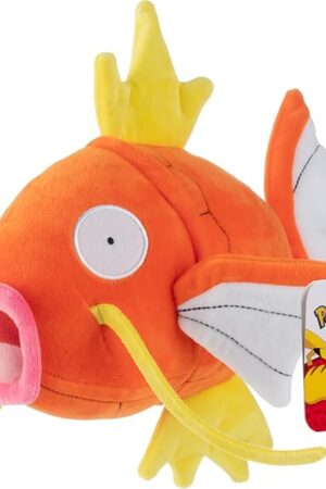 The Pokémon 8" Magikarp Plush - Officially Licensed - Generation 1 Figure - Authentic Soft Stuffed Animal Fish Toy - Holiday Christmas Stocking Stuffer Gift for Kids, Boys, Girls - 2+
