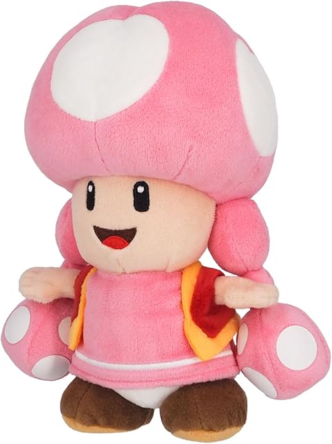 The Sanei Super Mario All Star Collection AC33 Toadette 7.5" Plush