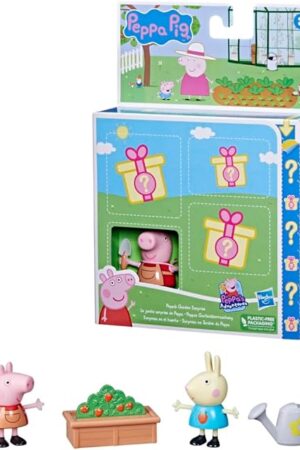 The Peppa Pig Peppa’s Adventures Peppa’s Garden Surprise Figure and Accessory Set, Preschool Toy for Kids Ages 3 and Up