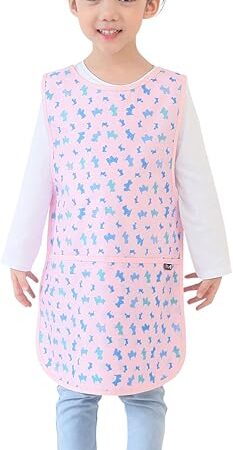 The Plie Kids Painting Apron – Waterproof Art Smock for Toddlers, Messy Play, Baking, Crafts, Cooking, Sensory Play