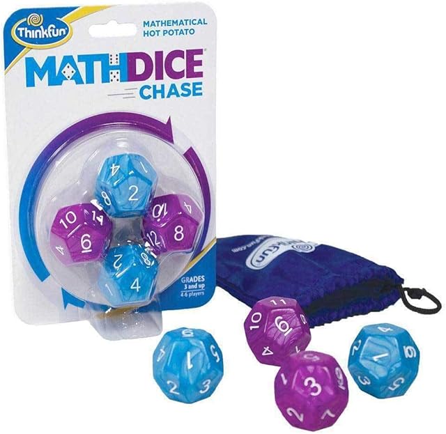 The ThinkFun Math Dice Chase - The Fun Game of Mathematical Hot Potato, Invented by a Math Teacher