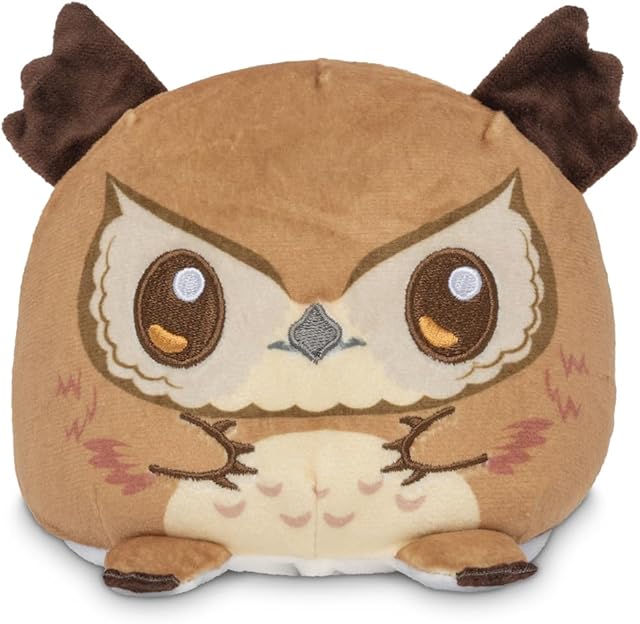 The Teeturtle Dungeons and Dragons Owlbear Reversible Plushie - Cute Kawaii Tabletop Gaming Stuffed Animal